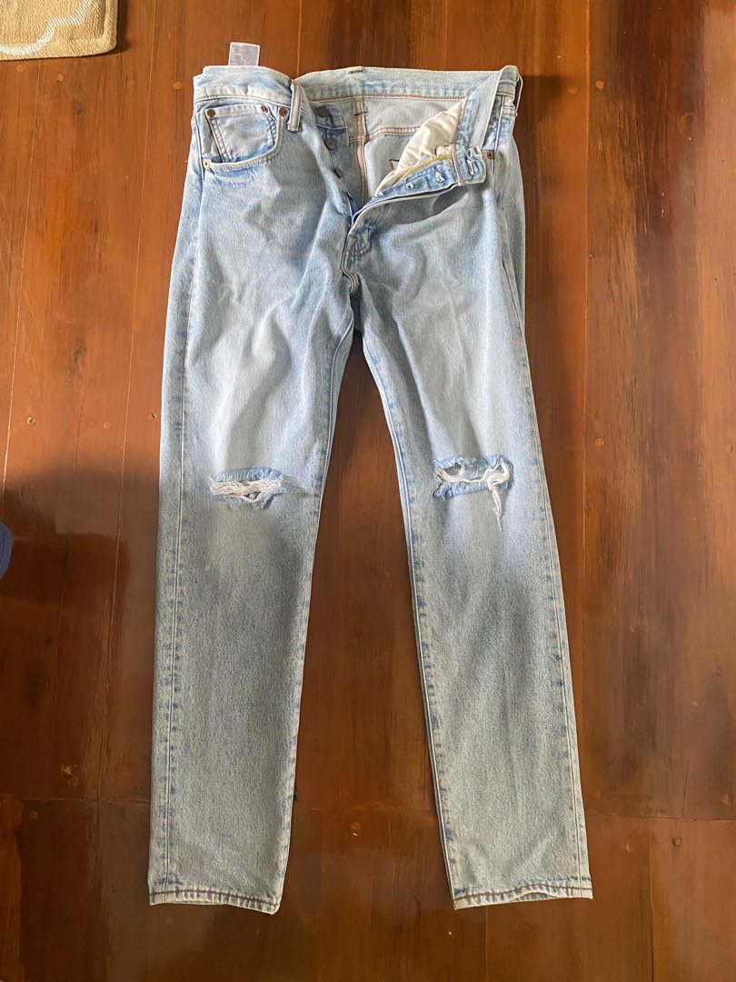 Levis 501 custom tapered on Carousell