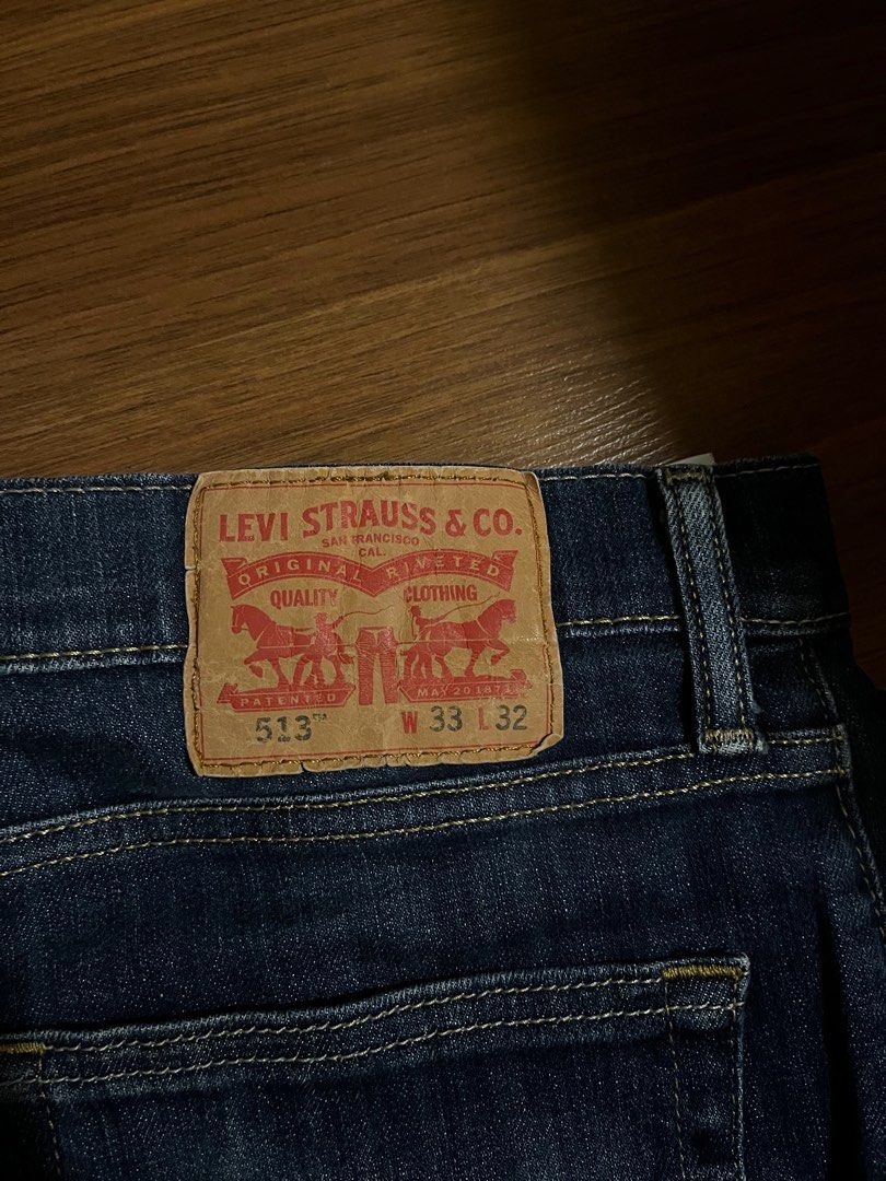 Levis 513 selvedge sale