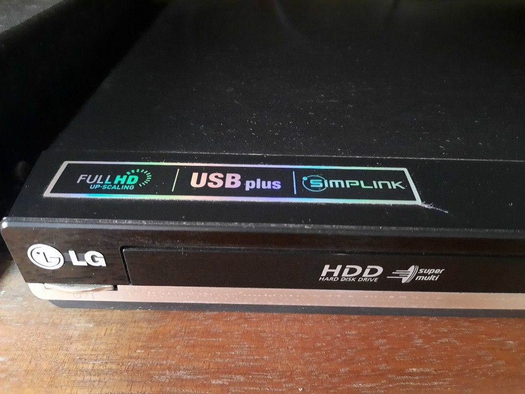 LG HDD/DVD Recorder, TV & Home Appliances, TV & Entertainment, BluRay