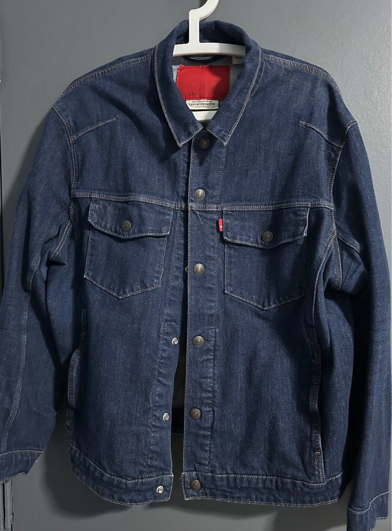 LIMITED LEVI s ENGINEERED Red Label Trucker Denim Jacket Collab