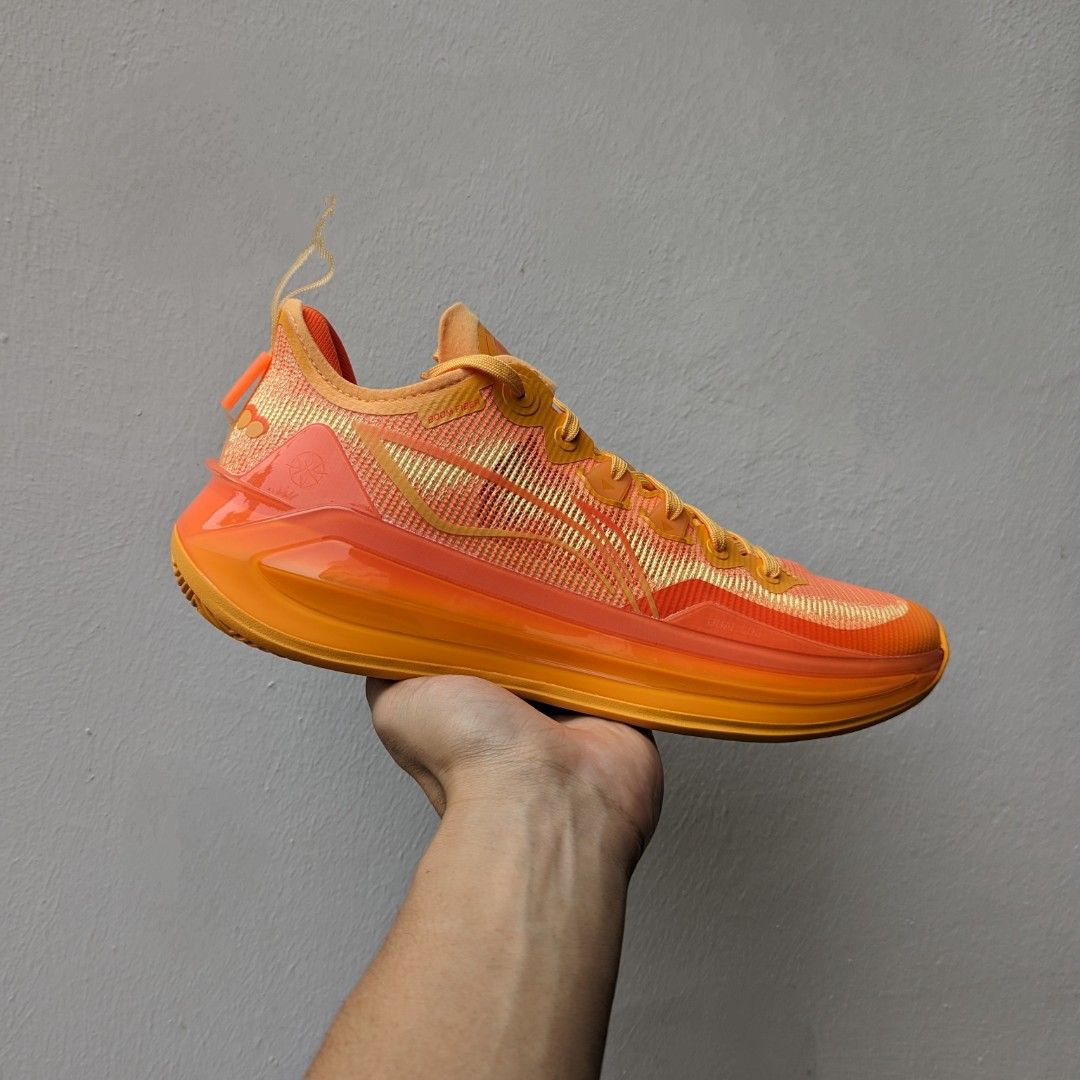 All orange cheap basketball shoes