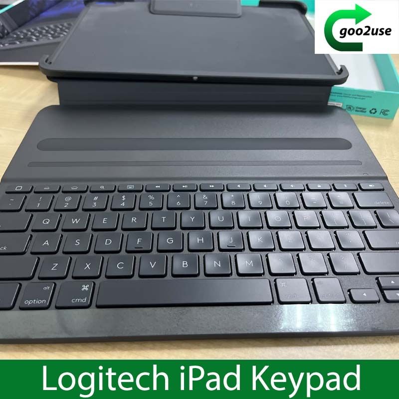 Logitech - Slim Folio Pro Keyboard for Apple iPad Pro 12.9 (3rd