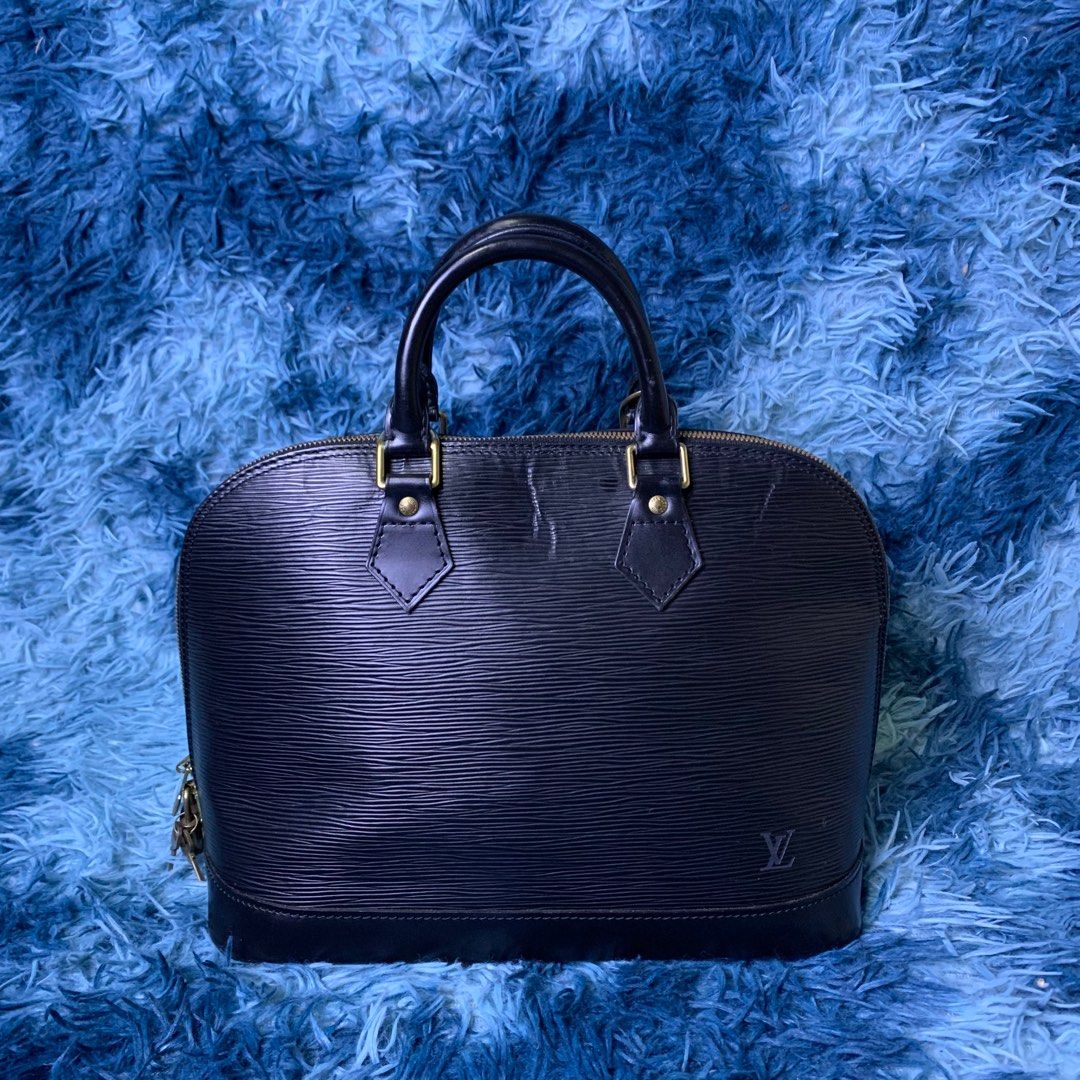 LOUIS VUITTON ALMA EPI BLACK, Luxury, Bags & Wallets on Carousell