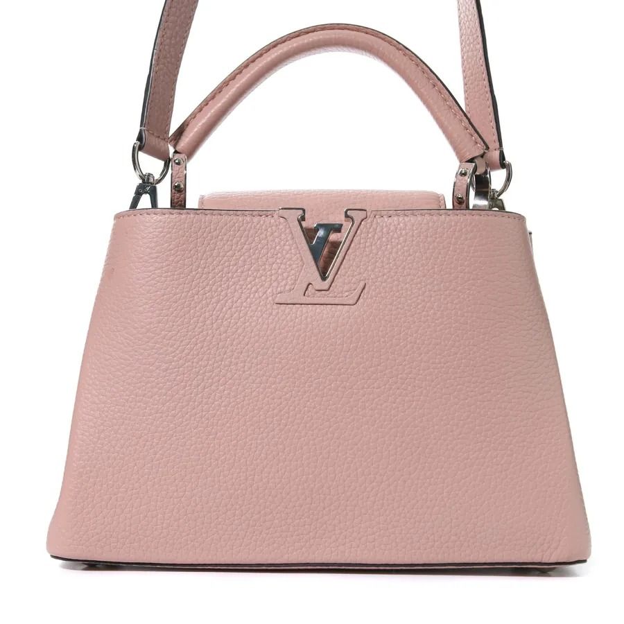 Louis Vuitton Capucines bag black and rose colour, Luxury, Bags & Wallets  on Carousell
