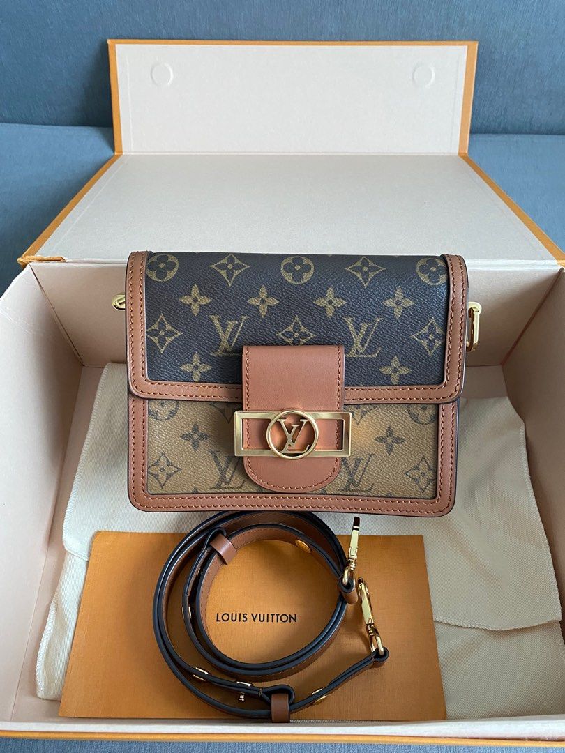 Louis Vuitton LV Mini Dauphine, Luxury, Bags & Wallets on Carousell