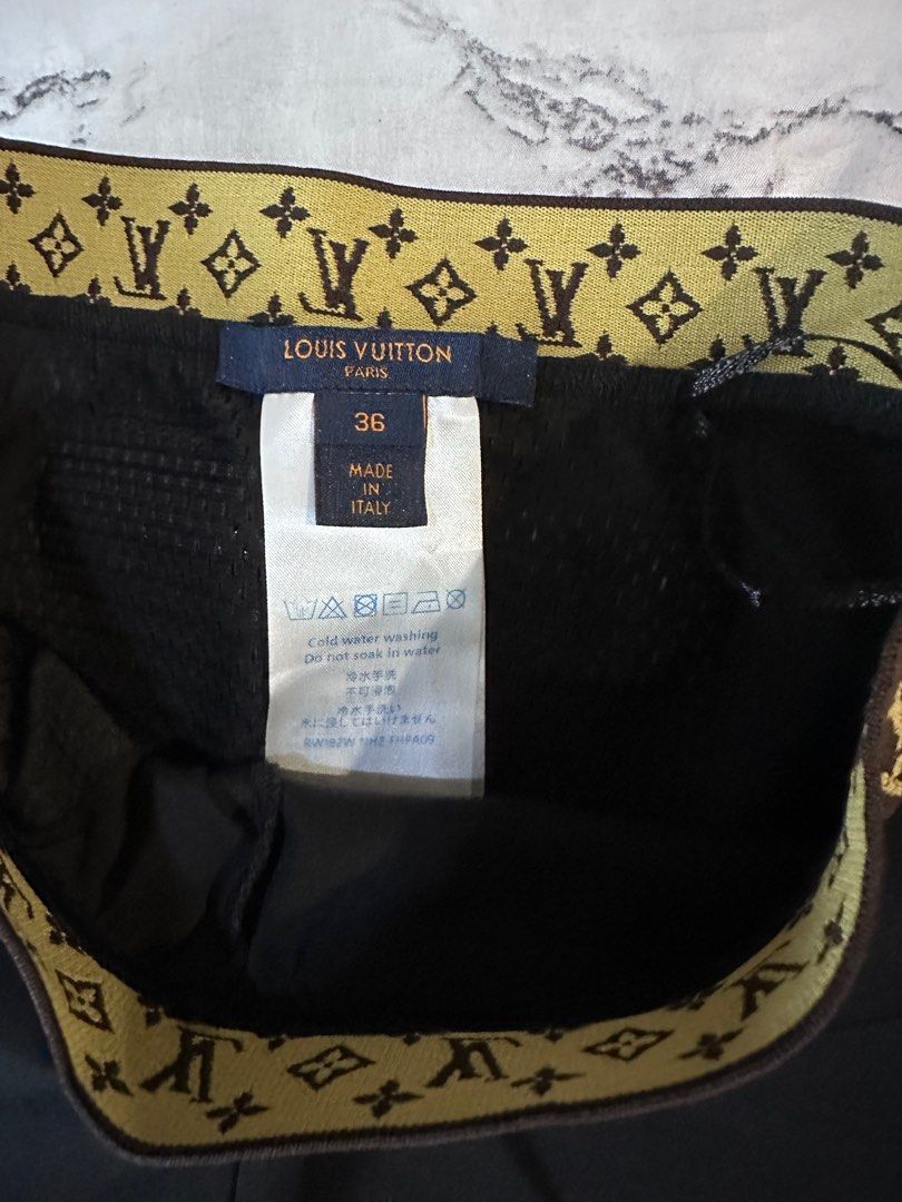 Louis Vuitton Black Neoprene Monogram Elastic Waist Leggings S Louis  Vuitton | The Luxury Closet