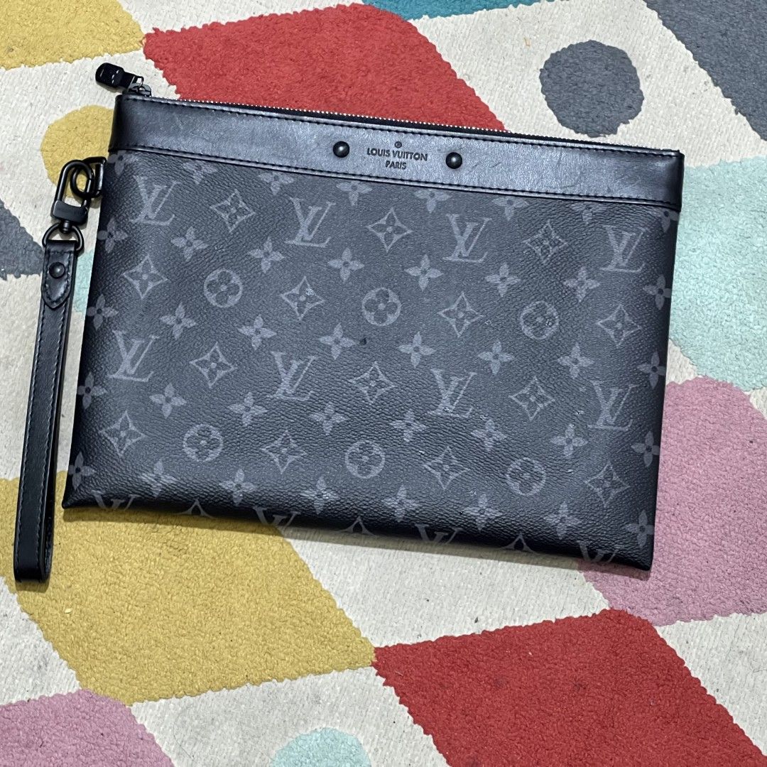 LV Men's Clutch Bag / Envelope Bag, Luxury, Bags & Wallets on Carousell