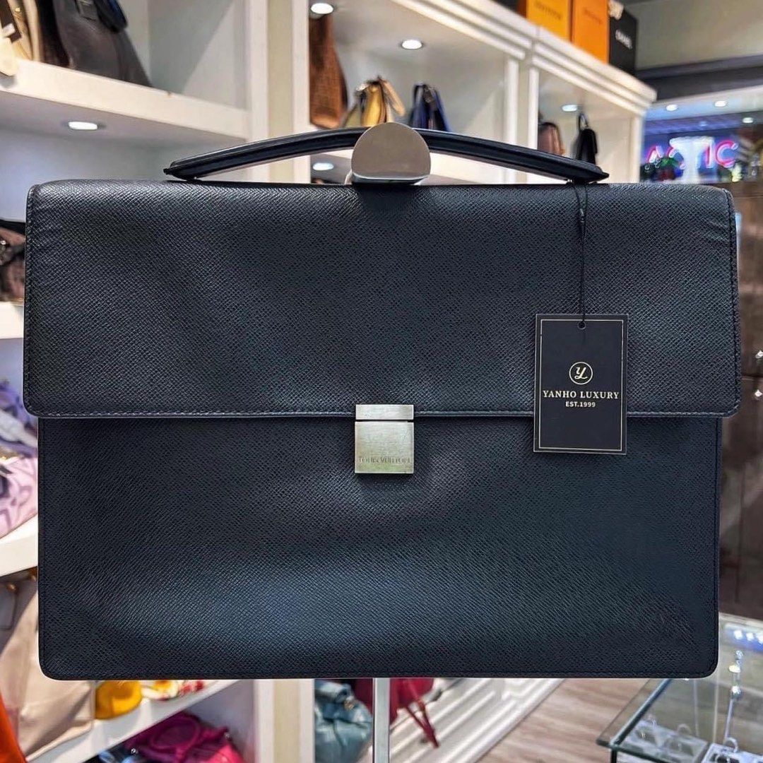 Louis Vuitton Taiga Leather briefcase, Luxury, Bags & Wallets on Carousell