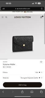 Louis Vuitton PORTEFEUILLE VICTORINE Victorine wallet (M62472, M41938,  M62360)