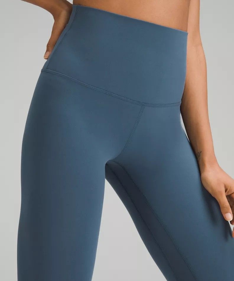 NWT $98 Lululemon Align™ High-Rise Pant 25 in Cyan Blue Size 6 Leggings