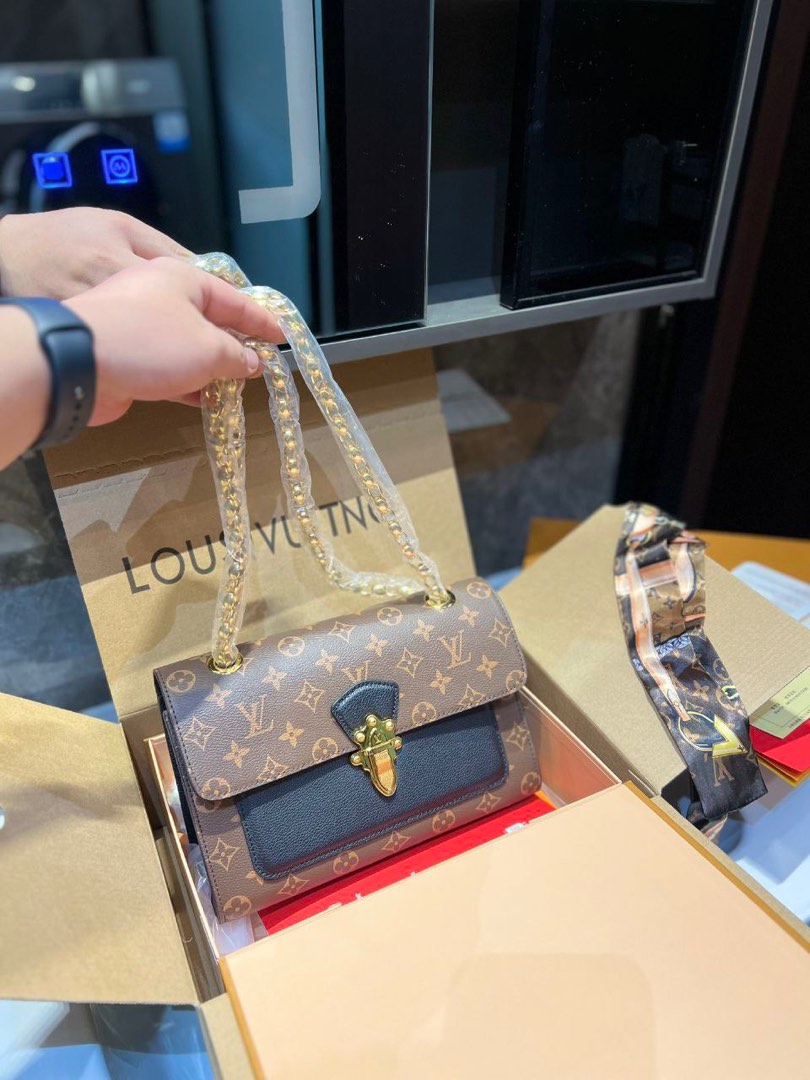 LV Box Type Sling Bag, Luxury, Bags & Wallets on Carousell