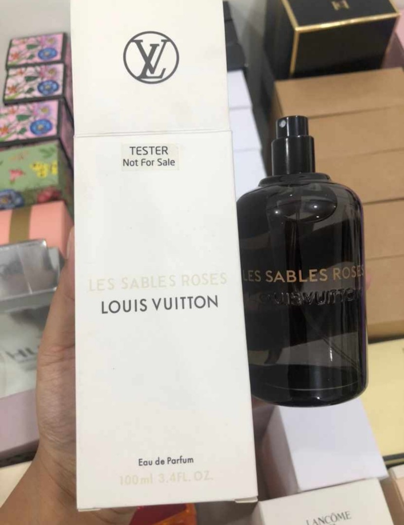 LV Les Sables Roses Unisex 100ml by LOUIS VUITTON Original Tester Eropa  (NEW FULL BOX TANPA TUTUP), Kesehatan & Kecantikan, Parfum, Kuku & Lainnya  di Carousell