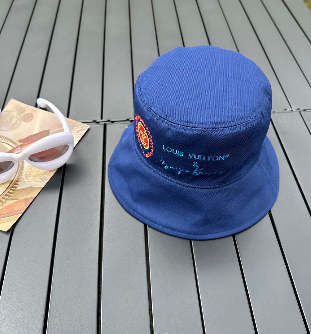 Louis Vuitton LV X YK Reversible Faces Bucket Hat Blue for Men
