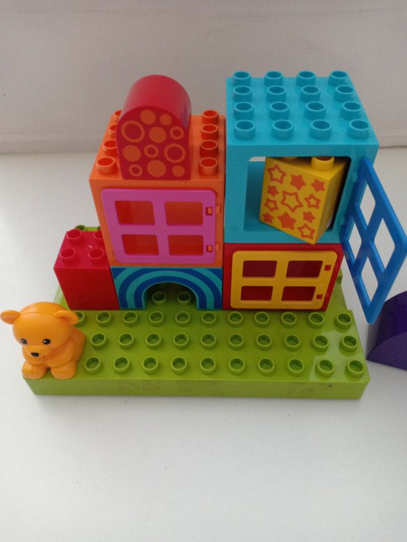 Mainan anak lego duplo toddler build and play cubes MK E 329 Toys