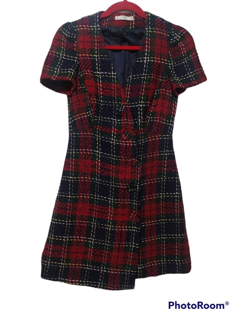 Mango red dress 2019 discount