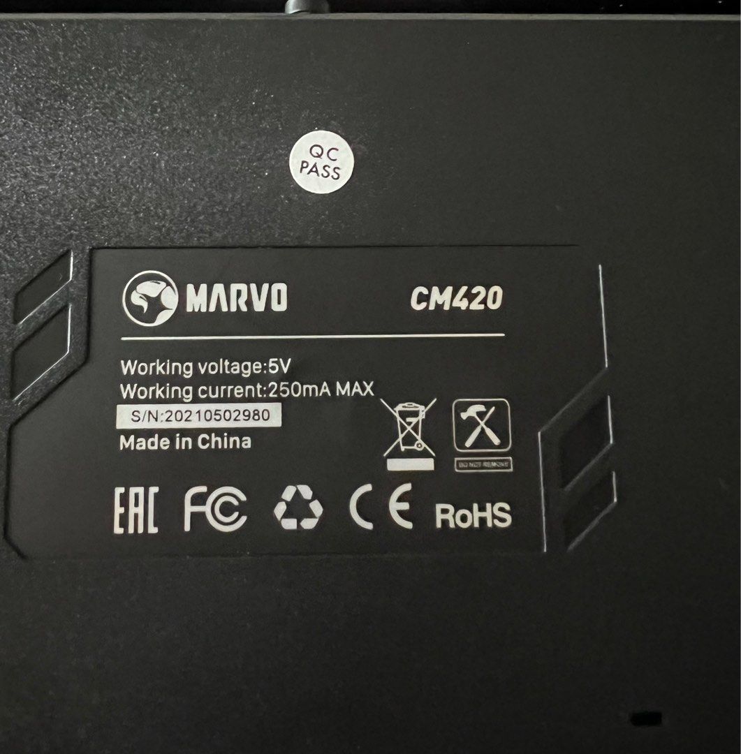 MARVO CM420 Gaming Keyboard 50 Queenstown MRT, Computers & Tech