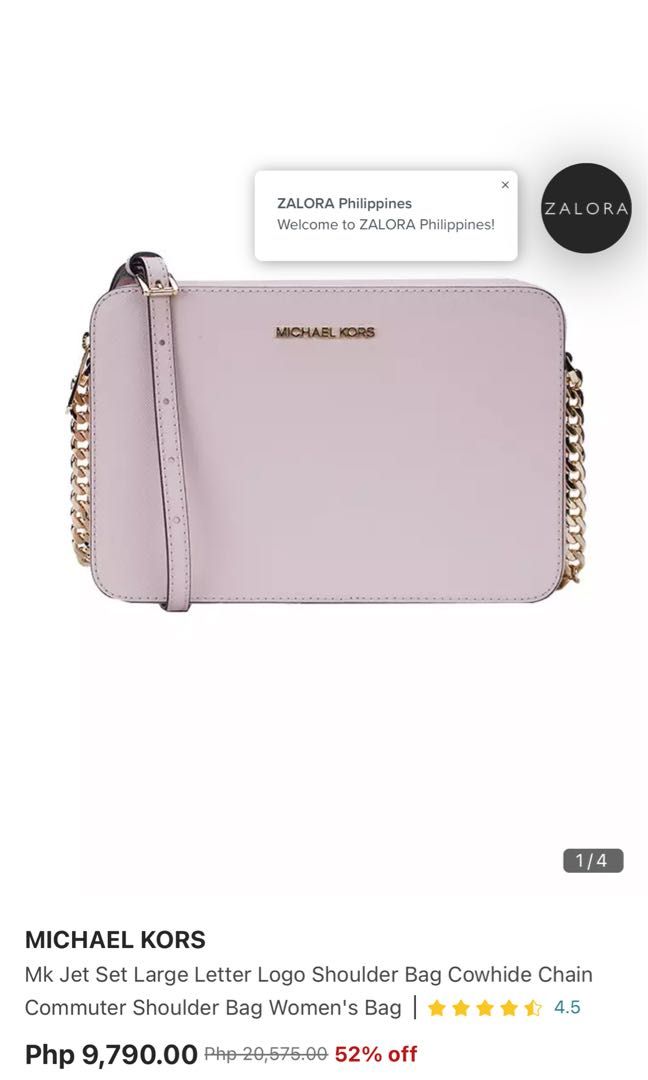 Michael Kors Jet Set Shoulder Bag Cowhide Chain (Category: Luxury Bags & Wallets) located in Quezon City. Submitted by jptee18 (Listing ID 1251117670, Image 2). Description: Brand new Never used Bought in the US Original Price was $220 Pickup loc: New Manila QC Product Details COLOUR: Blush pink MATERIAL: Cow Hide SIZE: 24 cm long, 16.5 cm high and 6 cm wide PRODUCT DETAILS: -Gender:Female -Seller Sku:35T8GTTC9L POWDER BLUSH.