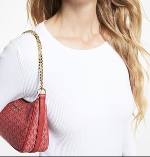 Michael Kors Red Print MK Handbag