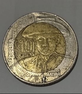 Miguel Malvar 10 piso Commemorative coin