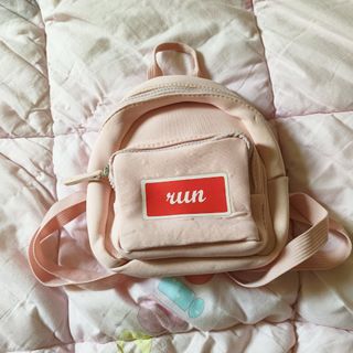 miniso pink small back pack