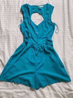 Miss Selfridge Button Up Romper / Playsuit