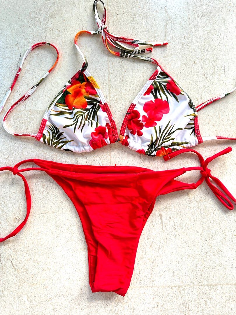 Red hotsell brazilian bikini