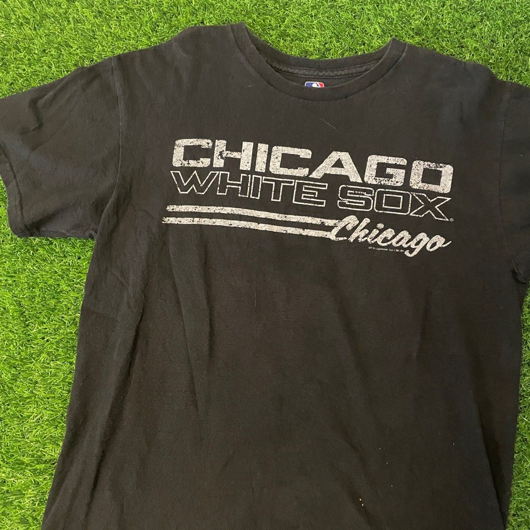 Vintage Majestic Chicago White Sox Black MLB Jersey, Men's Fashion, Tops &  Sets, Tshirts & Polo Shirts on Carousell
