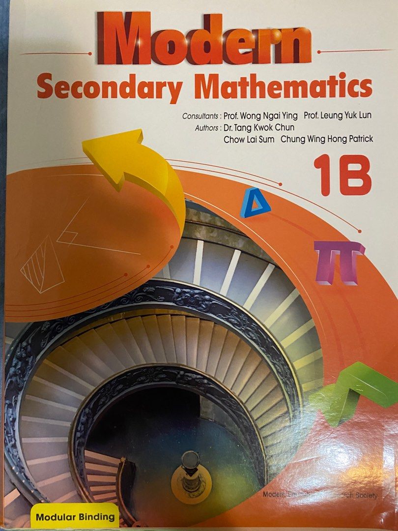 Secondary Math 1 Modern Secondary Mathematics 1A, 1B, 興趣及遊戲, 書本 & 文具, 教科書 - Carousell