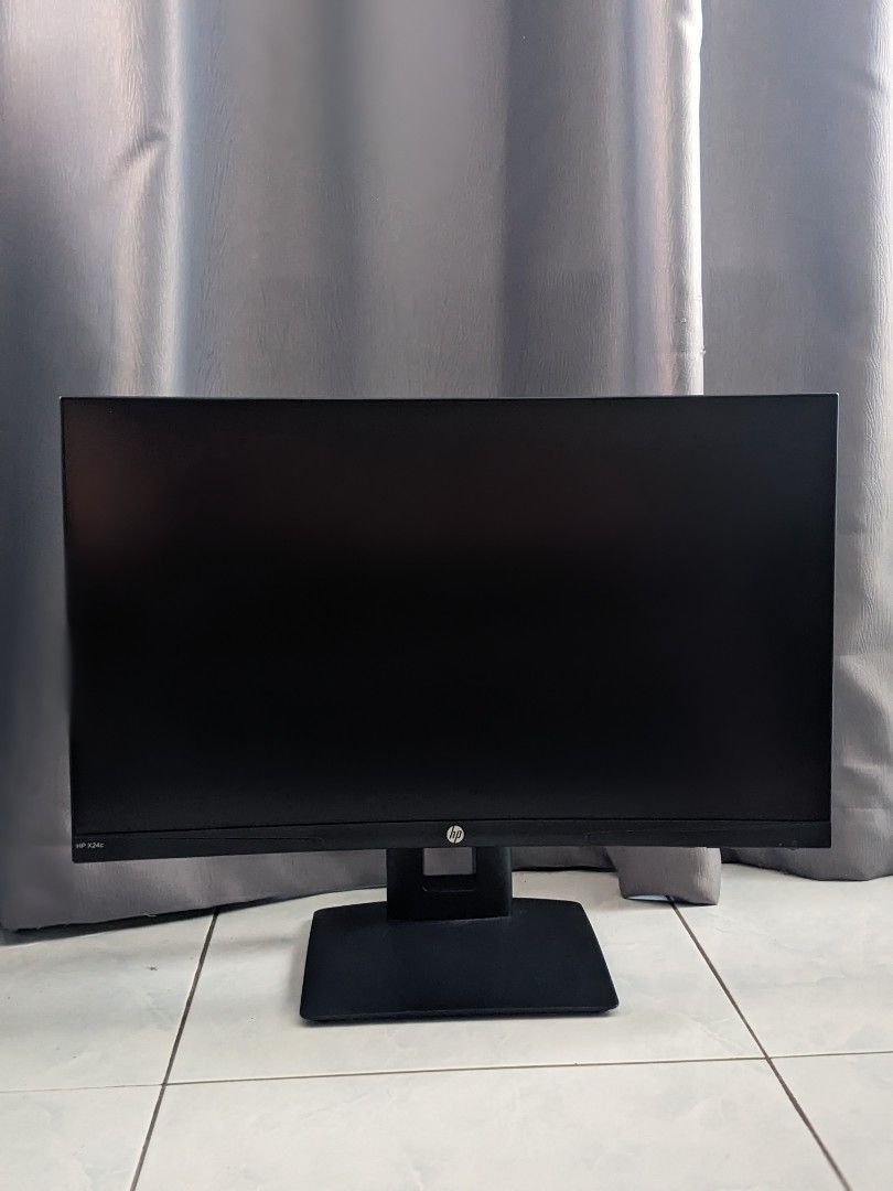 Monitor HP X24C Curved Gaming, Computers & Tech, Desktops on Carousell