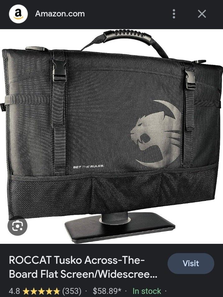 Monitor transport bag on Carousell