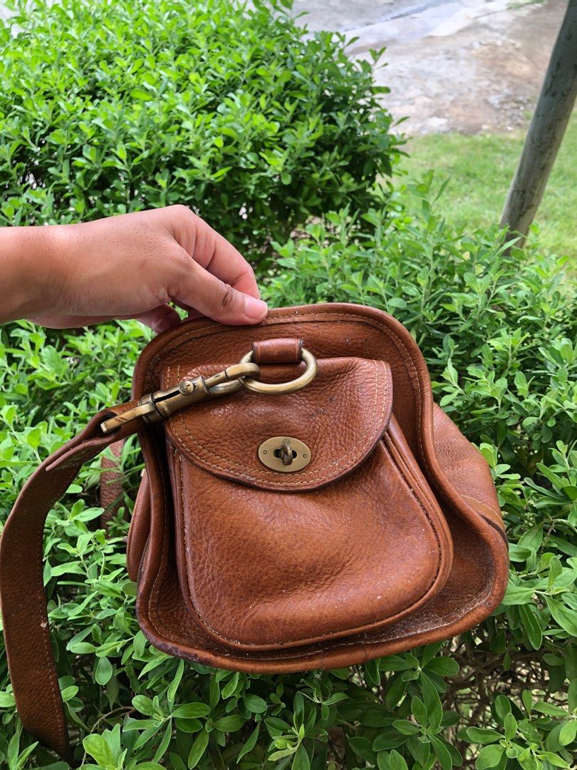 Mulberry, Bags, Authentic Vintage Mulberry Brown Leather Shoulder Bag