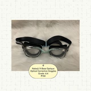 Nabaiji X-Base Optique Optical Corrective Goggles Grade -0.4