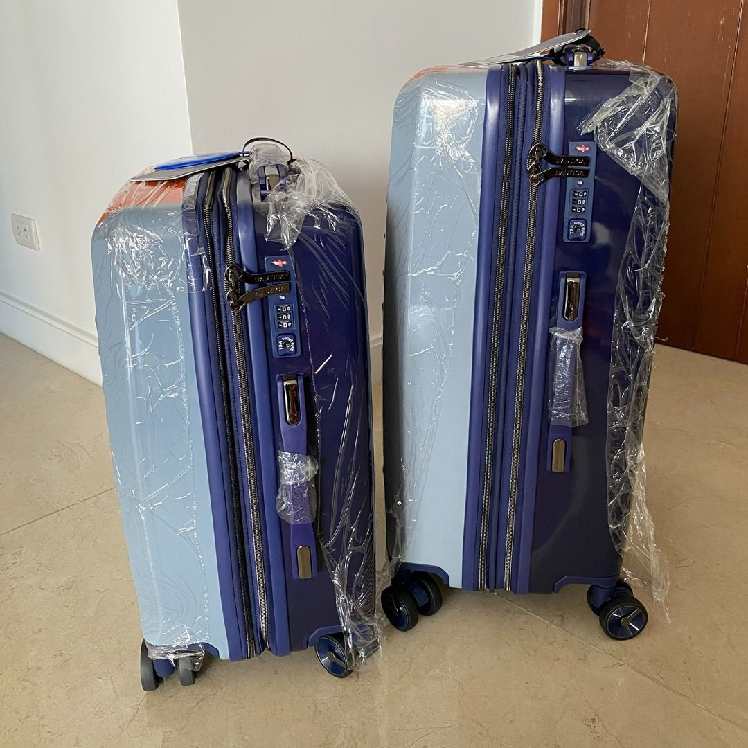 Nautica Luggage 24" Hard Case Orange Black Teal Gray on Carousell