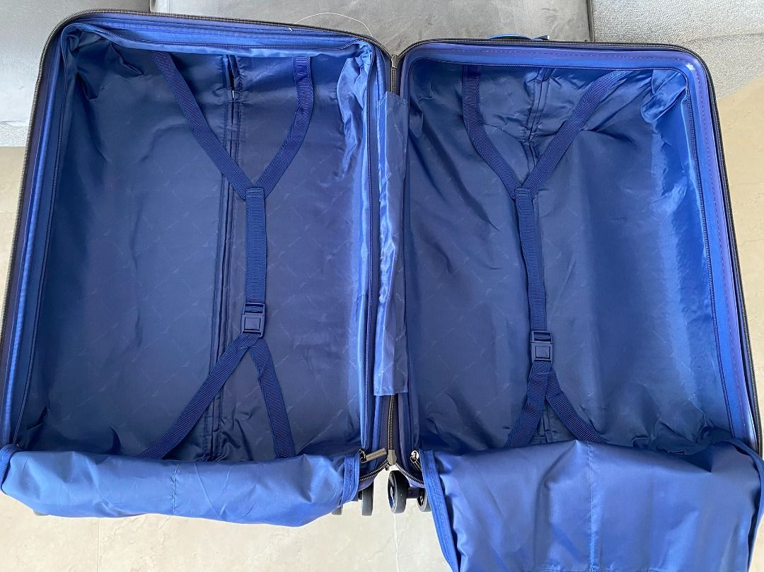 Nautica Luggage 24" Hard Case Orange Black Teal Gray on Carousell