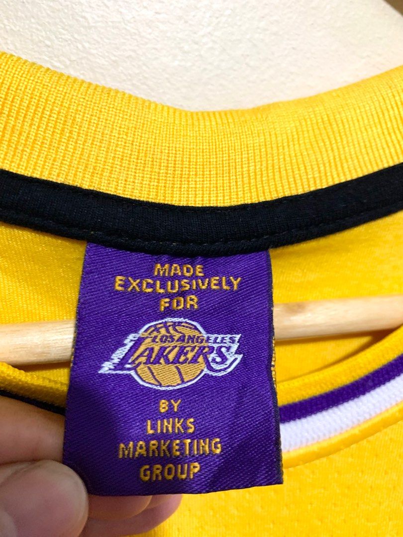 Los Angeles LA Lakers 18-19 Replica Yellow Jersey XL Wish Jersey