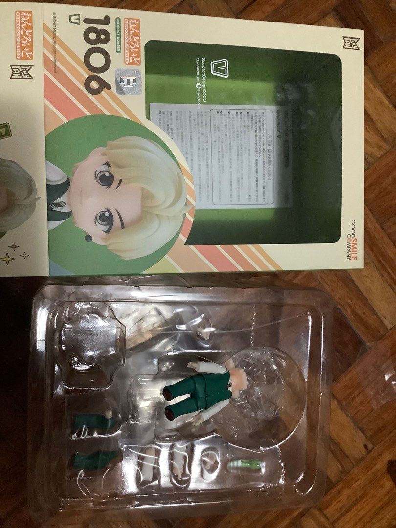 Nendoroid split BTS taehyung/V (Category: Figurines & Statues) located in Pasay City. Submitted by pampashop (Listing ID 1251257089, Image 1). Description: BTS NENDOROID Parts for sale 150 each MIC with hands(holder) 650 each body and limbs (joint and neck connector are not included) 150 each stand with joint 200 each box Buy per box for 800 only (joint plus neck connectors are not included) All are brandnew and never been used No hair/faceplates