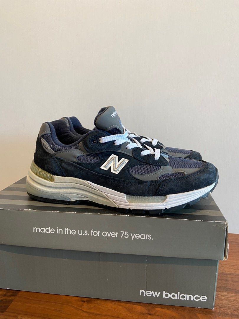 ニューバランス M992ＧＧ ネイビー 25.5cm 片野英児 - 靴