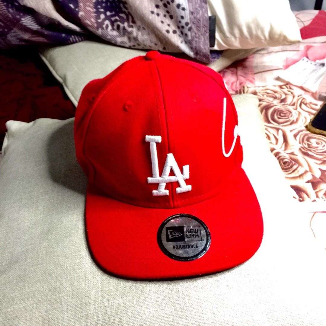 New Era] L.A Snapback (Red), Men's Fashion, Watches & Accessories