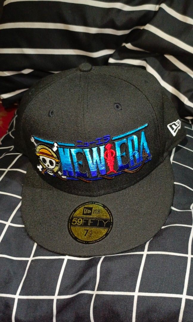 New era x one piece Fesyen Pria Aksesoris Topi di Carousell