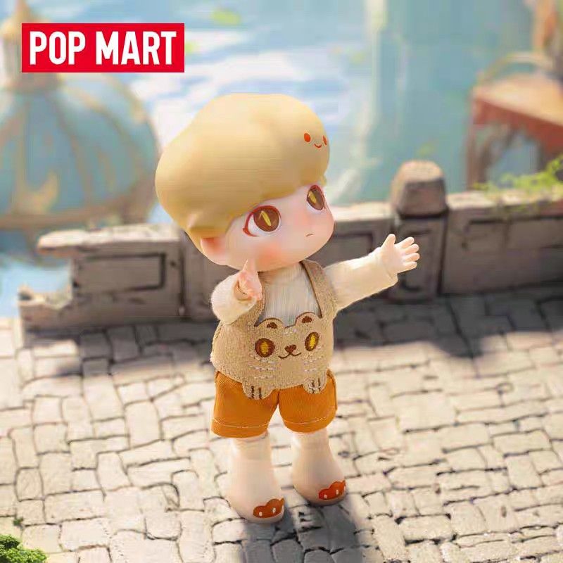 [NEW! POPMART] POPMART DIMOO RAINCOAT CAT BJD BALL-JOINTED DOLL ...