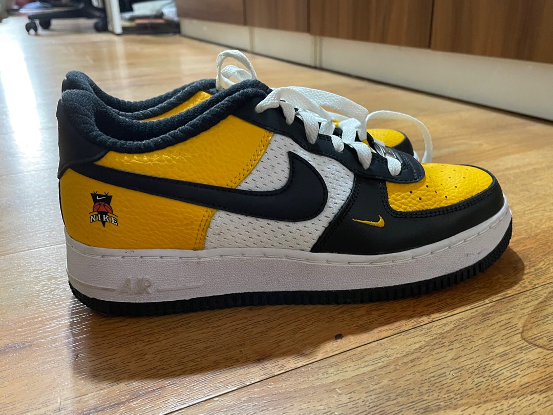 Nike air force cheap 1 low yellow black