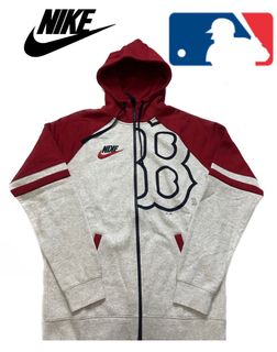 Boston Red Sox Nike Rewind Warm Up Pullover Jacket - Mens