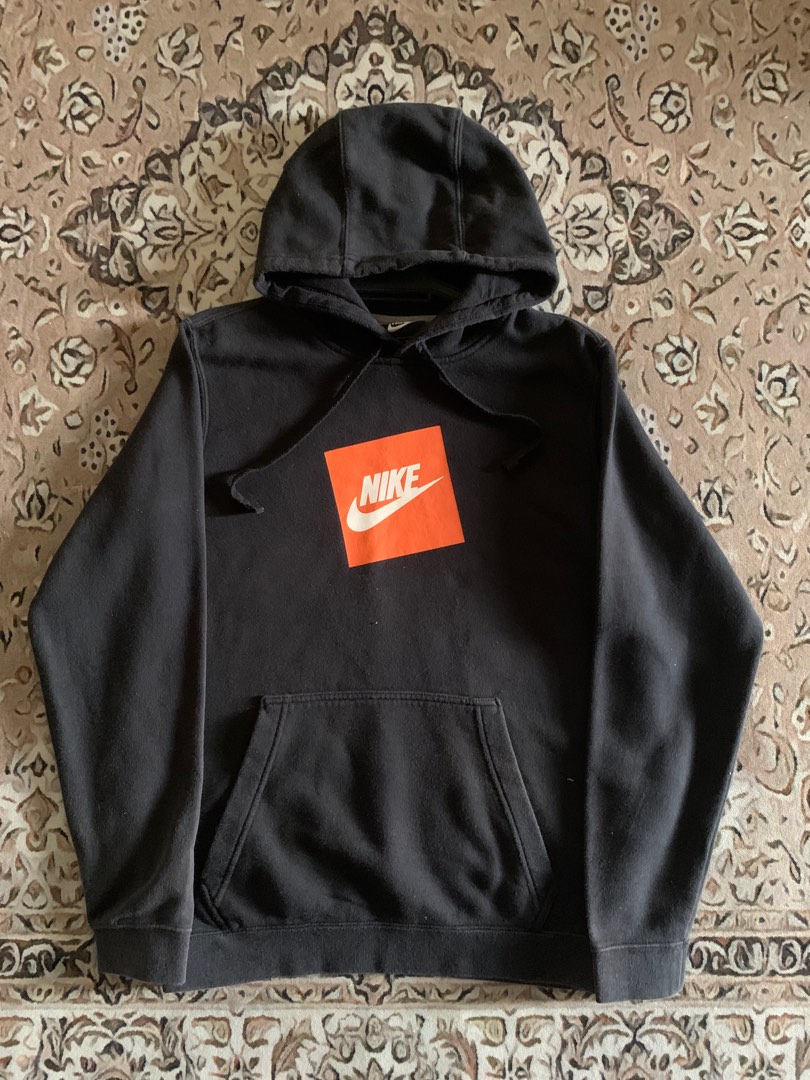 Nike hoodie top box logo