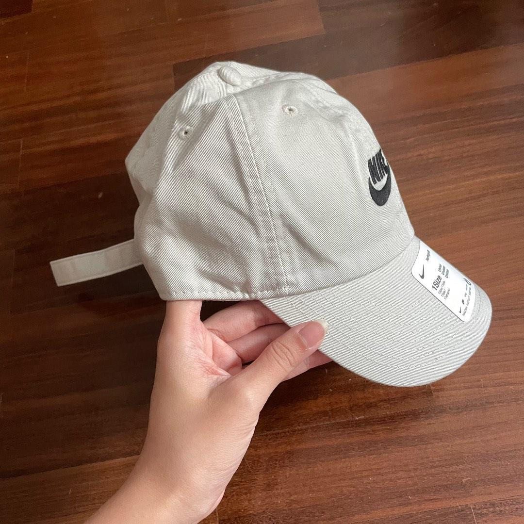 Nike beige heritage86 cap club sportswear off white ecru black embroidered  swoosh logo, Men's Fashion, Watches & Accessories, Caps & Hats on Carousell