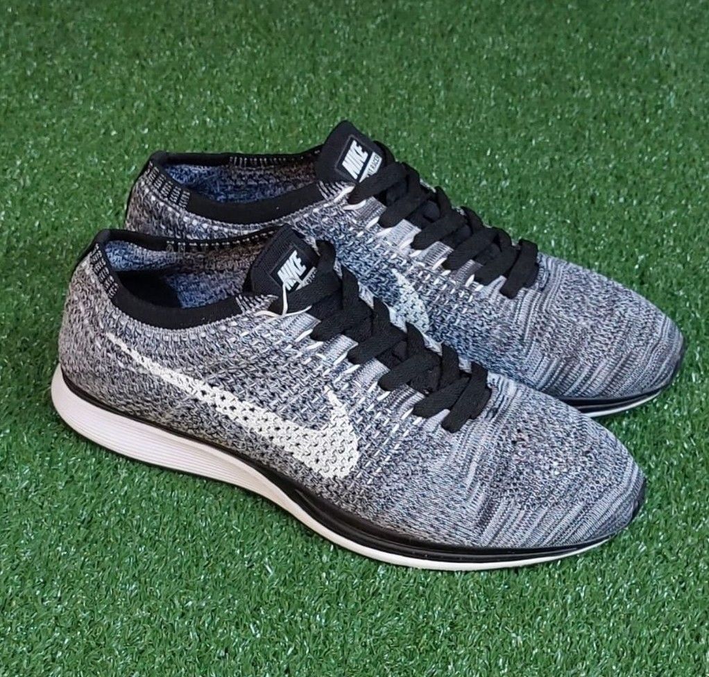 Sepatu nike flyknit racer oreo 2025