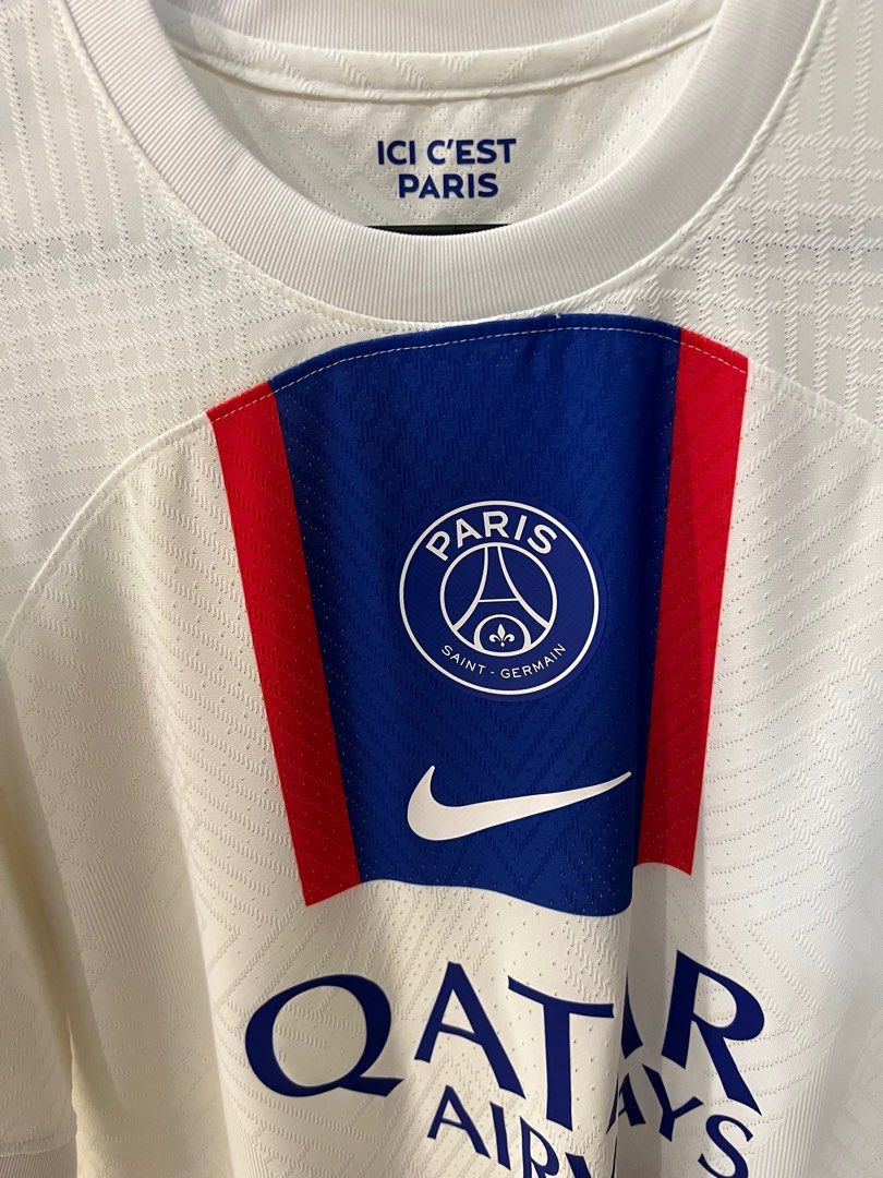 Nike PSG soccer jersey black size L, Men's Fashion, Activewear on Carousell