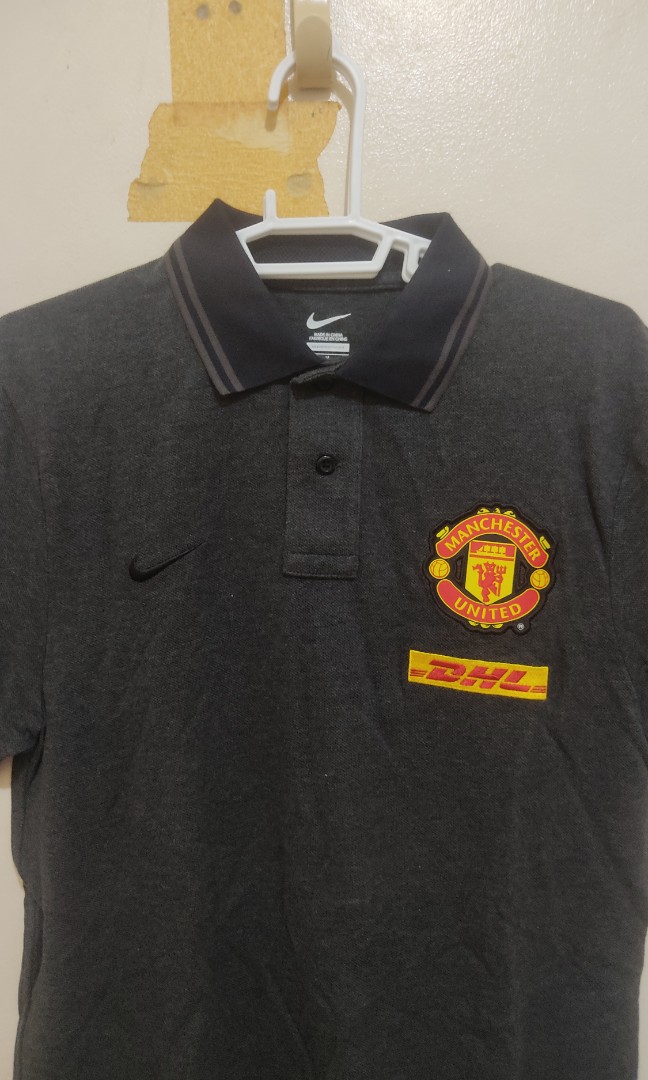 Nike Manchester United DHL Polo Shirt on Carousell