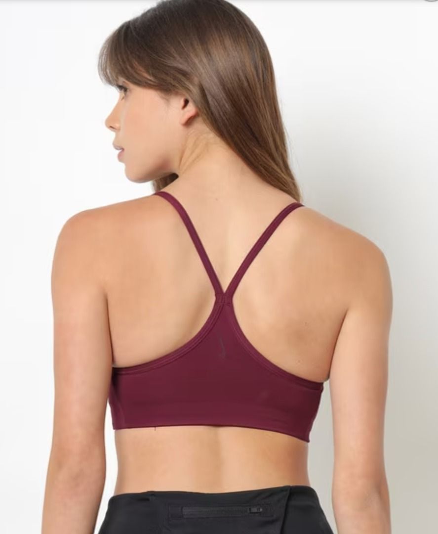 Maroon nike online sports bra