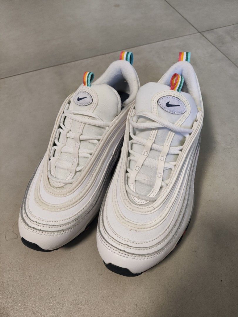 White and green air max clearance 97