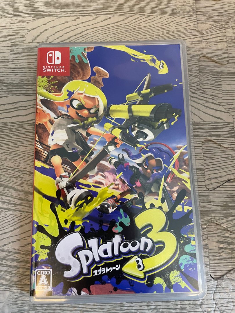 Nintendo switch game Splatoon 3, Video Gaming, Video Games, Nintendo on Carousell